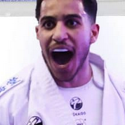 Issa Lardjoum, karatéka français de l'équipe de France