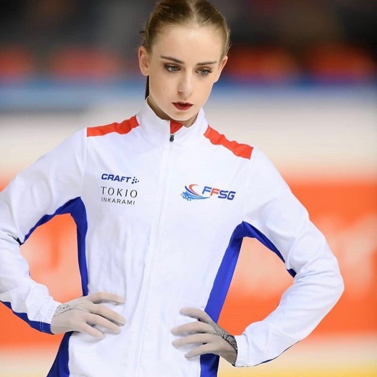Léa Serna, patineuse française de l'équipe de France