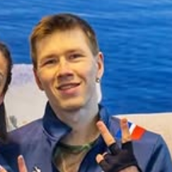 Pavel Kovalev, patineur français de l'équipe de France