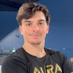 Théo Belle, patineur français de l'équipe de France