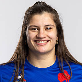 Axelle Berthoumieu, rugbywoman de l'équipe de France