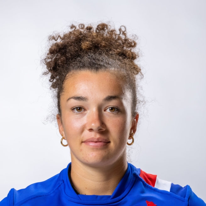 Caroline Drouin, rugbywoman de l'équipe de France