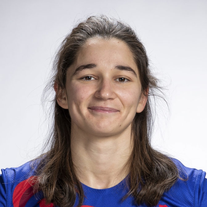 Coralie Bertrand, rugbywoman de l'équipe de France