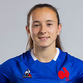 Lilou Graciet, rugbywoman de l'équipe de France