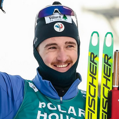 Mathis Desloges, fondeur français de l'équipe de France