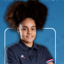 Kanélya Carabin, taekwondoïste française de l'équipe de France