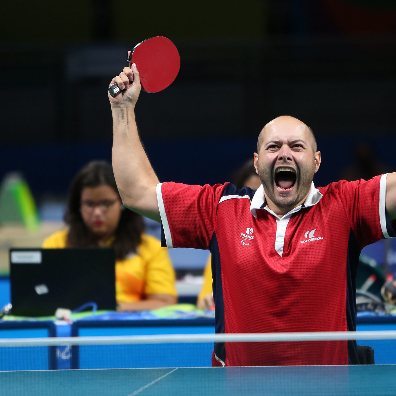 Maxime Thomas, pongiste français de l'équipe de France