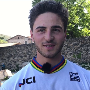 Nathan Charra, trialiste français de l'équipe de France