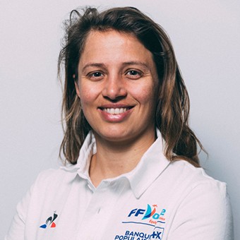 Hélène Noesmoen, navigateur française de l'équipe de France