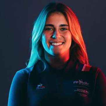 Lysa Caval, navigateur française de l'équipe de France