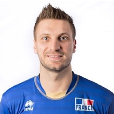 Antonin Rouzier, volleyeur de l'équipe de France