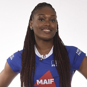 Eva Elouga, volleyeuse de l'équipe de France