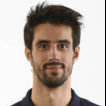 Franck Lafitte, volleyeur de l'équipe de France
