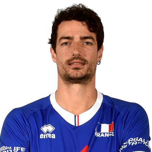 Yacine Louati, volleyeur de l'équipe de France
