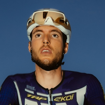 Mathis Azzaro, cycliste français de l'équipe de France